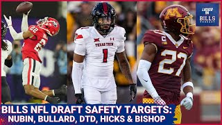 Buffalo Bills NFL Draft Safety Targets: Tyler Nubin, Javon Bullard, Dadrion Taylor-Demerson & more!