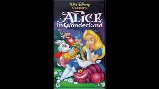 Closing to Alice in Wonderland UK VHS...