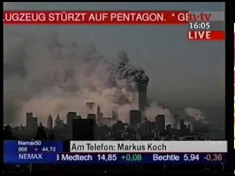 n-tv Anschläge am 11. September 2001 - Markus Koch am Telefon