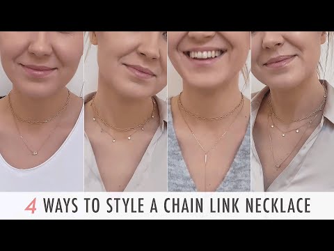 How to Layer Necklaces | 4 Ways to Style A Chain Link...