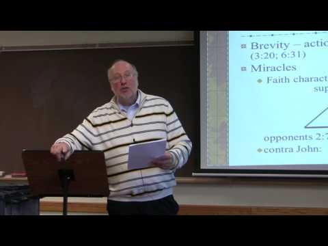 Dr. Ted Hildebrandt, New Testament Survey, Lecture 11, Mark Part 3