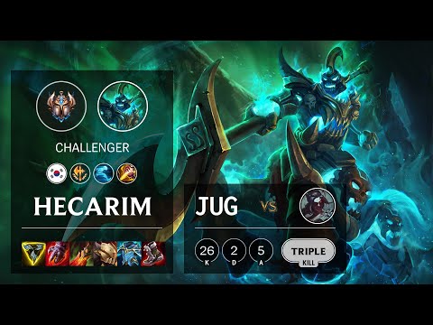 Hecarim Jungle vs Kayn - KR Challenger Patch 10.24