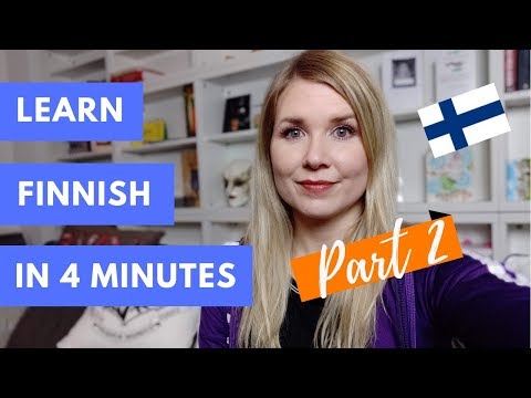 Learn To Speak Finnish In 4 Minutes, Part 2