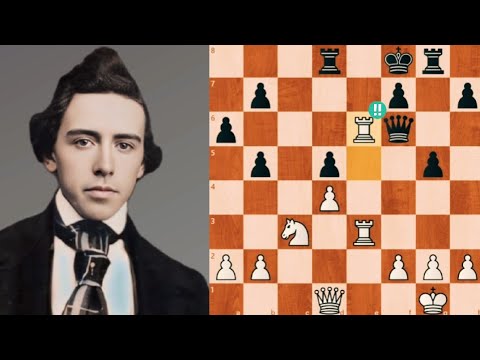 Paul Morphy Crushes Anderssen in 20 Moves in the Ruy Lopez! Chess.