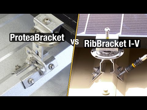 The most versatile solar mounting brackets for trapezoidal metal roofs!