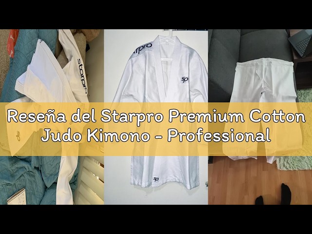 Vídeo relacionado con Starpro Judogi 250 Gramos - Algodón de Primera Calidad - Blanco - Judogi Profesional para Entrenamiento y competición - Hombres Mujeres y Niños - 100-170 cm - Incluye cinturón Blanco Gratis