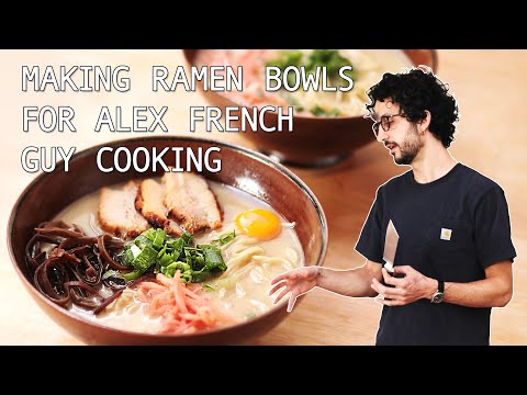 Making Ramen Bowls for @FrenchGuyCooking