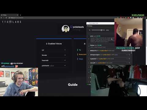 xQc Reacts to Poke's NEW TTS