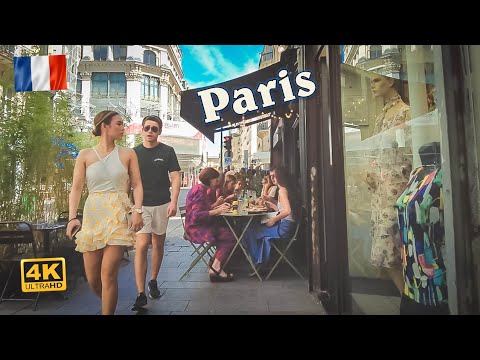 Paris Walks , Summer in Paris - July 12, 2022 -  Chatelet to Place de la République - 4K UHD