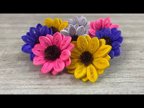 Quilling flowers