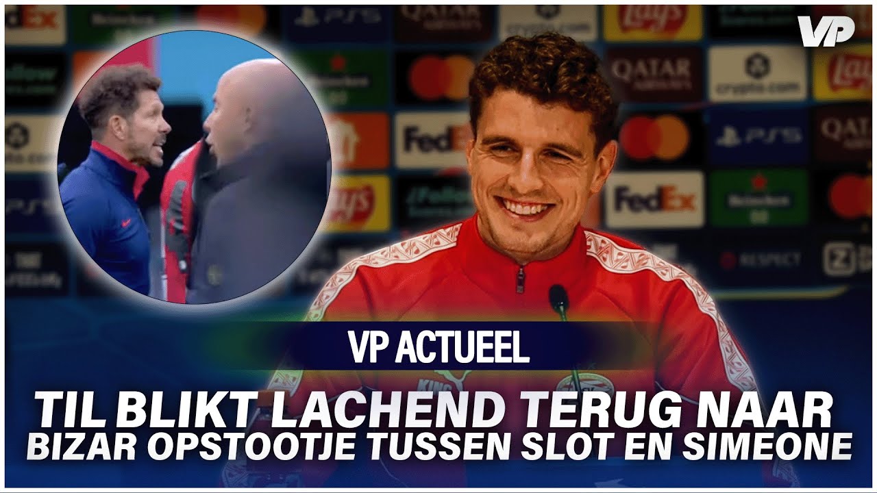 Til blikt lachend terug naar bizar opstootje tussen Slot en Simeone