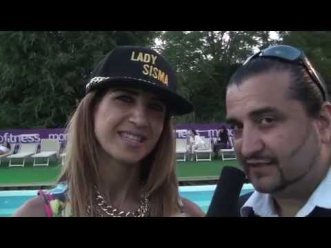 Lady Sisma DJ Saluta da Mondo Fitness Roma con Kristian TJ
