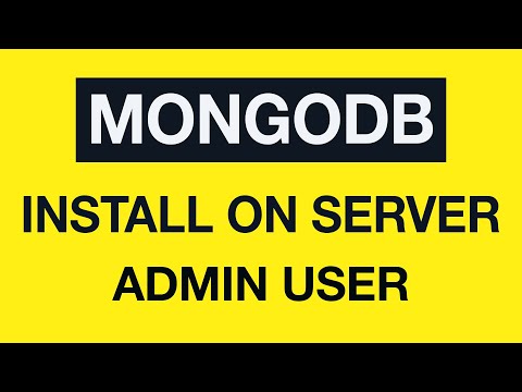 Installing MongoDB on the VPS server 06 Create MongoDB Admin user