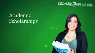 DECAL Scholars: Academic Scholarships Video