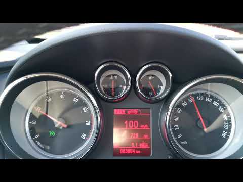 Opel Astra J 2020, 1.4 Turbo 140 Hp, fuel consumption on 100km/h