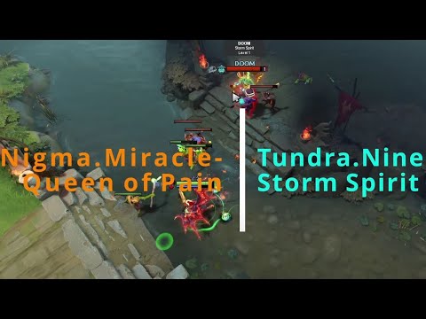 Nigma.Miracle vs Tundra.Nine Midlane Duel