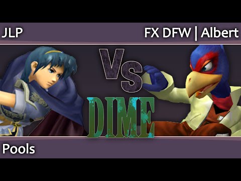 DIME 15 Melee - JLP (Marth) vs FX DFW Albert (Falco) - Pools