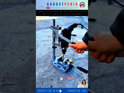 Ultimate Drill Stand Hack! 🔥 Adjustable Drill Press Vice Clamp in Action!