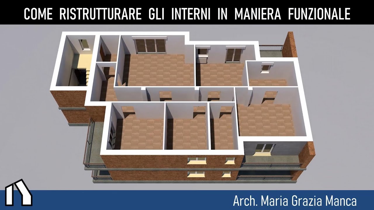 Come PROGETTARE la ristrutturazione degli INTERNI di una CASA in maniera FUNZIONALE