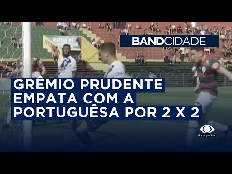 Grêmio Prudente empata com a Portuguêsa por 2 x 2