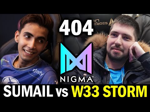 W33 STORM mid vs SUMAIL — NIGMA vs Sumail New Team JUST ERROR