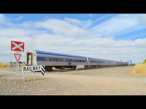 9322 Leading 6MA8 "The Overland" Passenger Train At Railway Crossing (13/1/2023) - PoathTV Railways