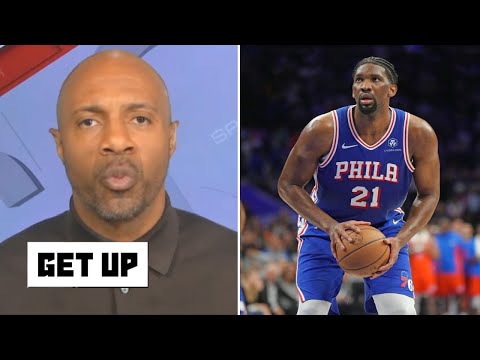 GET UP | Jay Williams: Joel Embiids dirty play must flagrant 2 & thrown out in 76ers def. Knicks Gm3