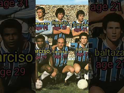 Grêmio Brazilian champion 1981 | Age in 1981 #grêmio #football #squad #shorts #viral