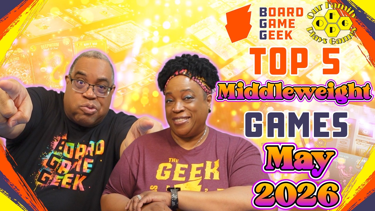 Top 5 Games for May 2026 - Top 5's w/ Our Family Plays Games