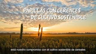 Nestlé Papillas de cereales para bebés - Cereales de cultivo sostenible. A gusto con la Tierra (15") anuncio