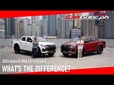 2024 Isuzu D-MAX LS-A vs LS-E: What's The Difference? | CarGuide.PH