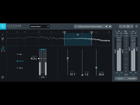Spectral Shaper in Ozone 8 Advanced