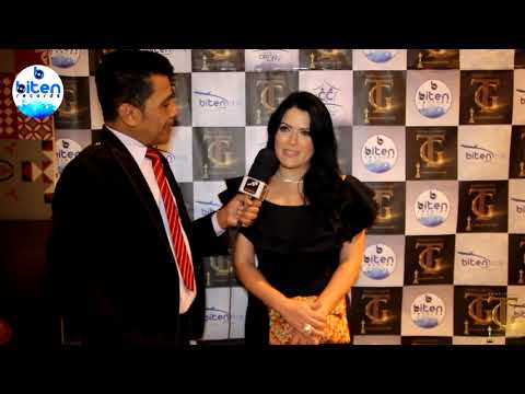 Bastidores do Gospel entrevistando Rayssa Peres no Troféu Gospel 2018