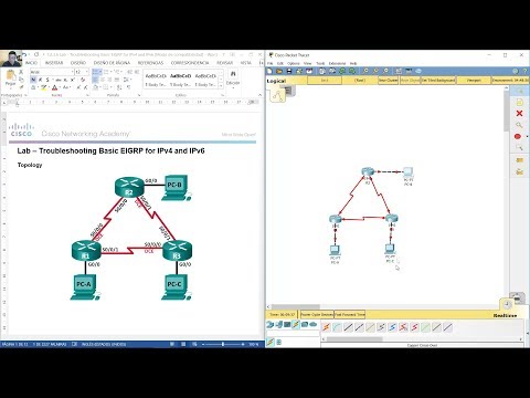7.2.3.6 Lab - Troubleshooting Basic EIGRP for IPv4 and IPv6