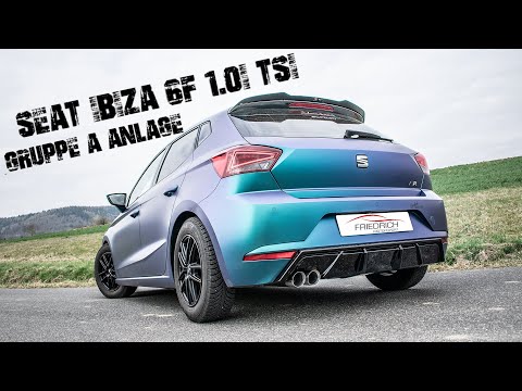 Friedrich Motorsport Sportauspuff Gruppe A Anlage Seat Ibiza 6F 1.0l TSI