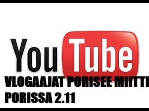 Youtubemiitti-Vlogaajat porisi 2.11 Porissa
