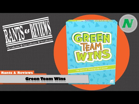 Rants And Reviews: Green Team Wins