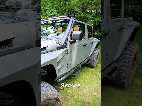 Before and After Jeep RuffTuff Seat Cover install | Mark Peterson Hunting