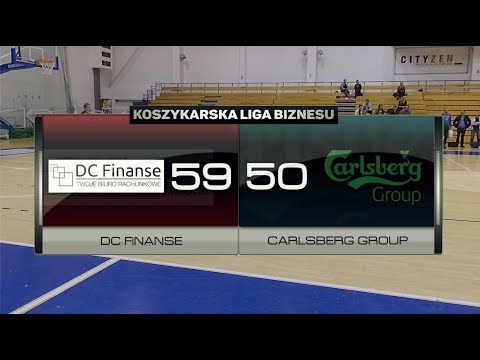 DC Finanse vs Carslberg Group - II kolejka - I Liga Poznań - Koszykarska Liga Biznesu
