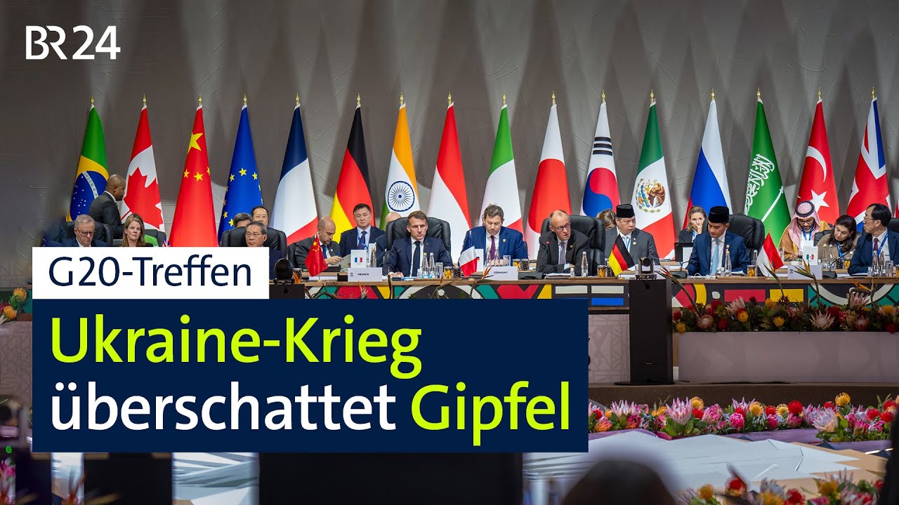 G20: Ukraine-Krieg überschattet Gipfel | BR24