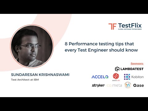 “8 Performance testing tips that every Test Engineer should know.” by Sundaresan Krishnaswami
