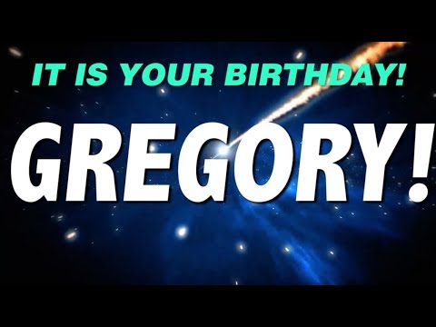 HAPPY BIRTHDAY GREGORY! This is your gift.