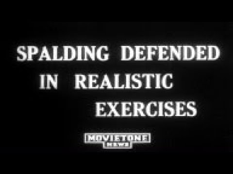 SPALDING DEFENDED IN REALISTIC EXERCISE - NO SOUND