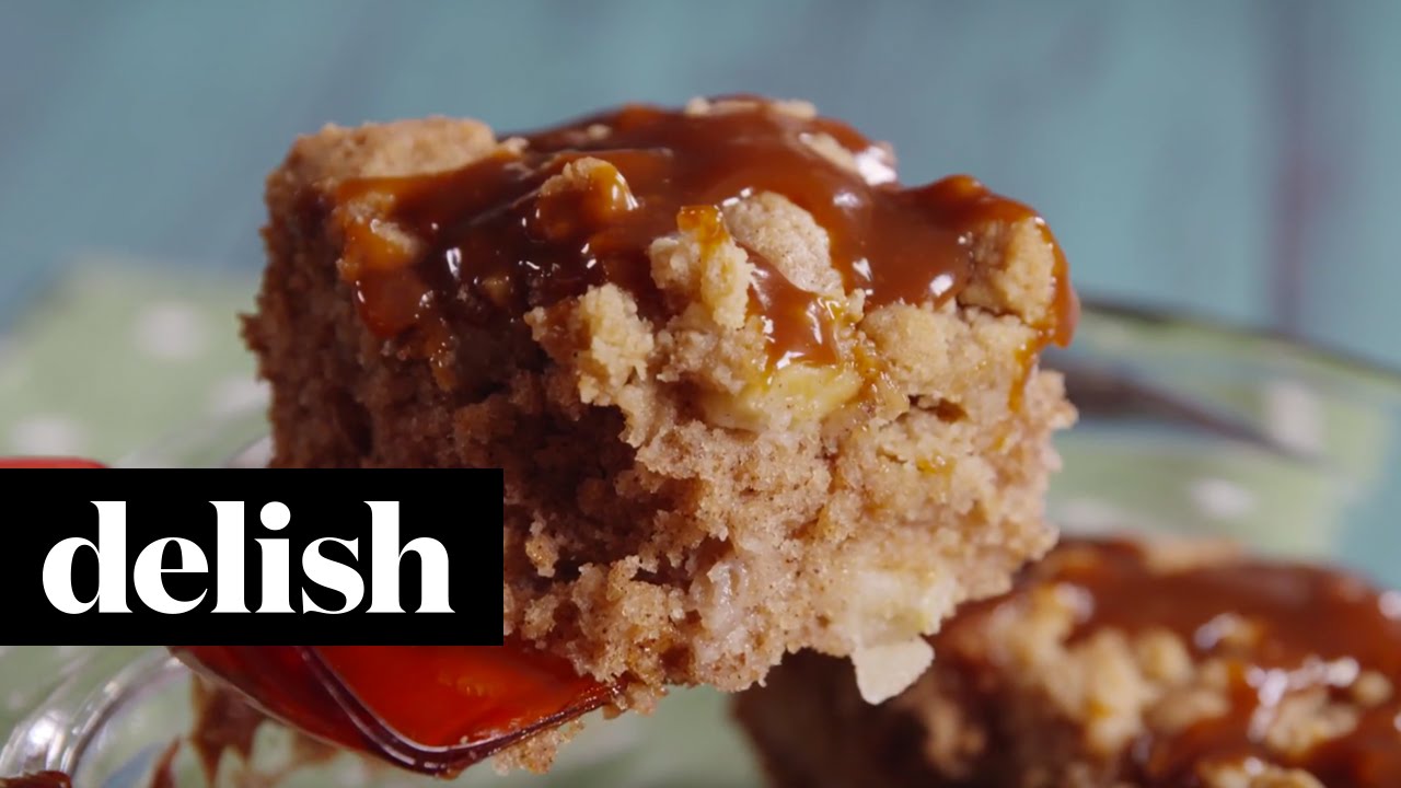 Caramel Apple Coffee Cake | Delish