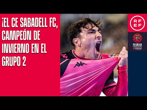🏆 ¡El CE Sabadell FC, campeón de invierno en el grupo 2 de Primera Federación!