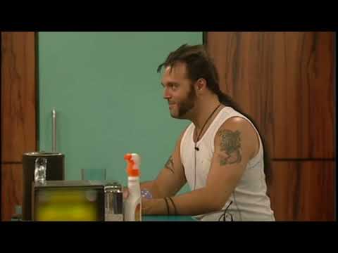 Big Brother UK 10 - 2009 - Marcus breaks a plate