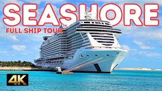 MSC Seashore Full Ship Walking Tour 2026 | All Public Decks and Venues | 4K