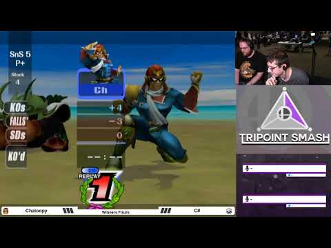 Chaloopy (Falcon) vs C# (Meta Knight, Zelda) - Tripoint Smash 78 P+ Winners Finals