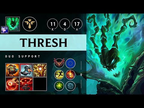 Thresh Support vs Pyke - EUW Grandmaster Patch 25.18