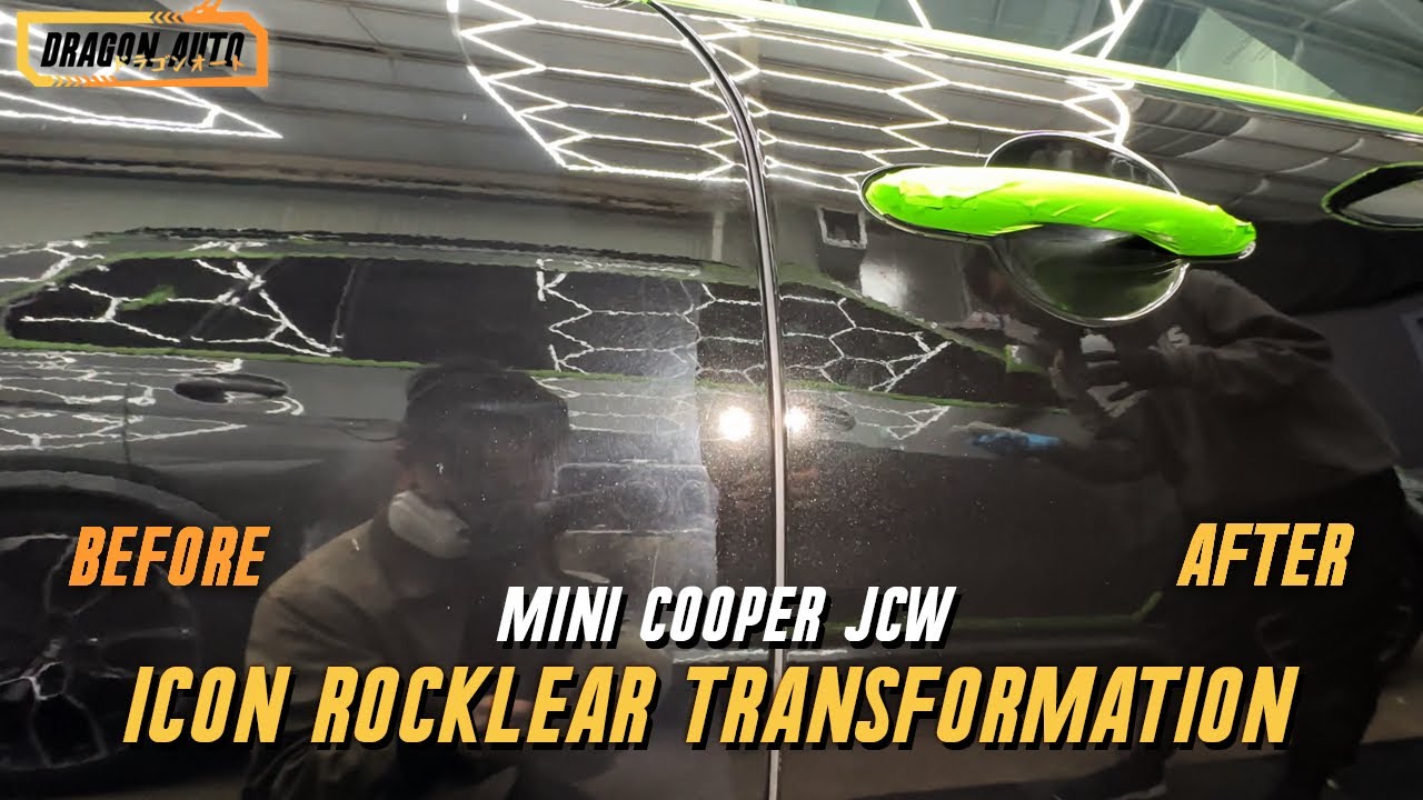 Icon Rocklear vs 6 Years of Paint Damage on a Black Mini Cooper JCW